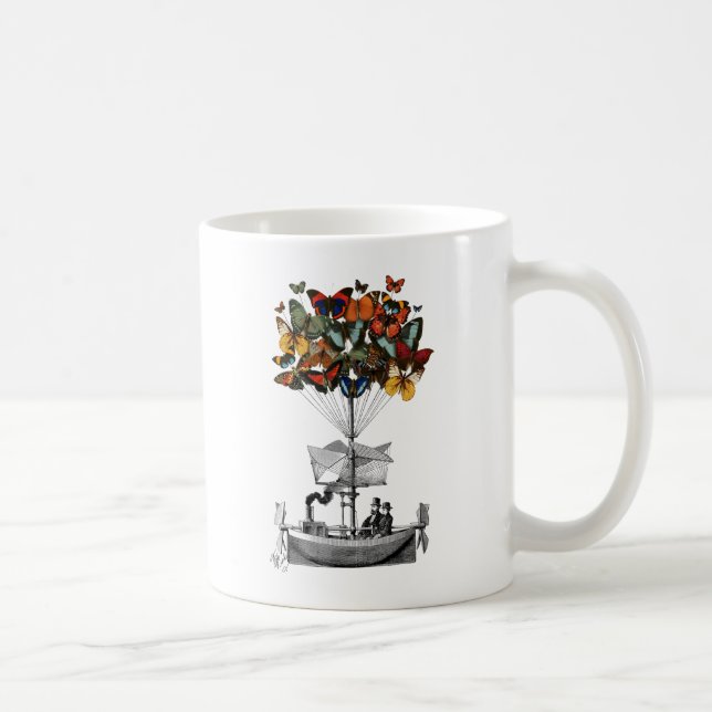 Butterfly Airship Coffee Mug (Right)