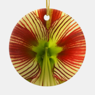 Butterfly Amaryllis Ceramic Tree Decoration