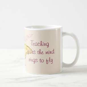 Butterfly and Cherry Blossoms Custom Teacher's Mug