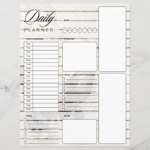 Butterfly and daisies daily planner