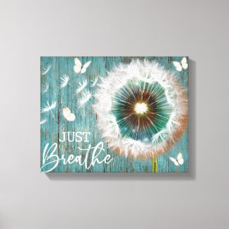 Butterfly and Dandelion Painting Canvas Just Breat