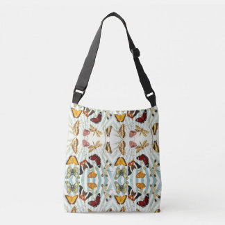 Butterfly and Dragonfly Crossbody Bag