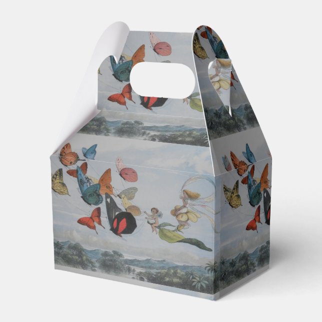 Butterfly and Fairy Queen Butterflies Fairies Favour Box (Front Side)