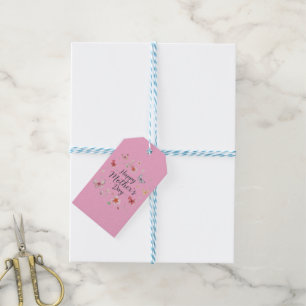 Butterfly and Floral Happy Mother's Day Gift Tags