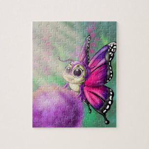 Butterfly and Flower Jigsaw Puzzle