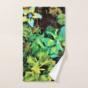 Butterfly and Flower Rodilius Hand Towel