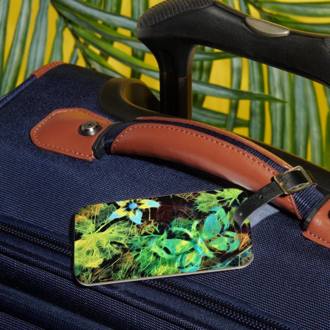 Butterfly and Flower Rodilius Luggage Tag (Front Insitu 3)