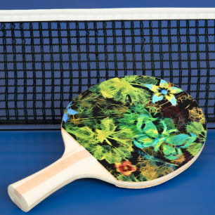 Butterfly and Flower Rodilius Ping Pong Paddle