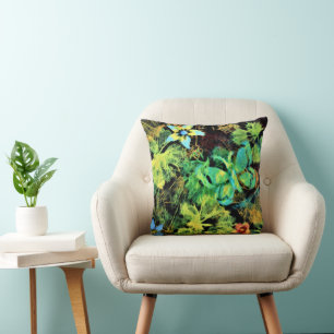 Butterfly and Flower Rodilius Throw Cushion
