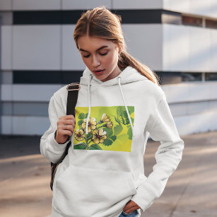 Butterfly And Flowers Hoodie