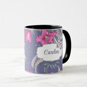 Butterfly and Flowers Mother's Day Custom Gift Mug