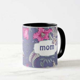Butterfly and Flowers Mother's Day Gift Mugs