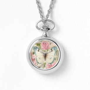 Butterfly and Flowers Watch