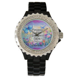 Butterfly and Flowers  Watch