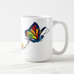 Butterfly and Girl Mug