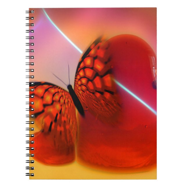 Butterfly and Hearts Notebook (Front)