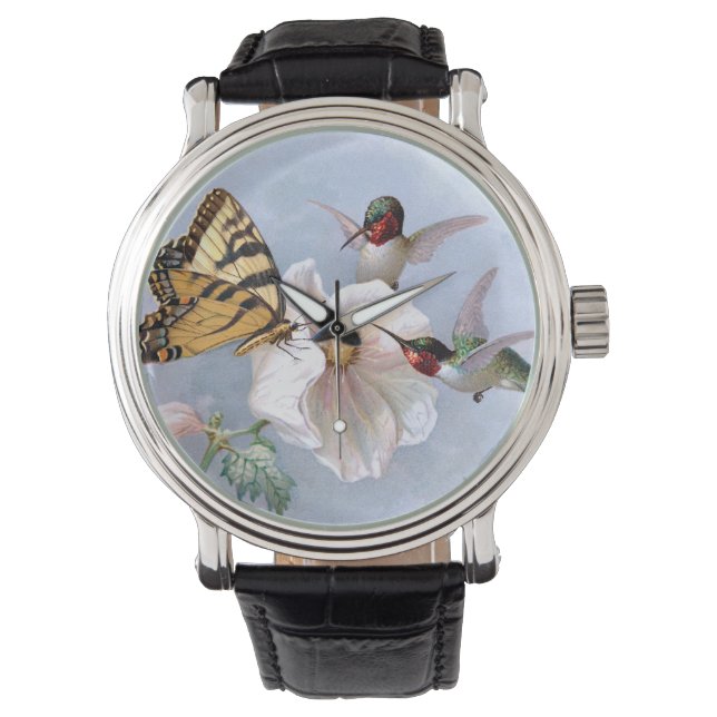 Butterfly and Hummingbirds Watch (Front)