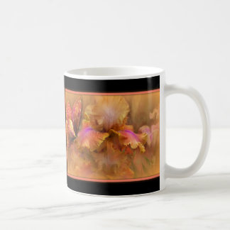Butterfly and Iris Coffee Mug