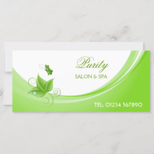 Butterfly and Leaf Rack Card