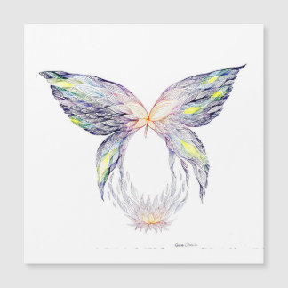Butterfly and lotus