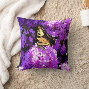 Butterfly and Phlox Cushion