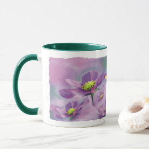 Butterfly And Purple Flower Mug