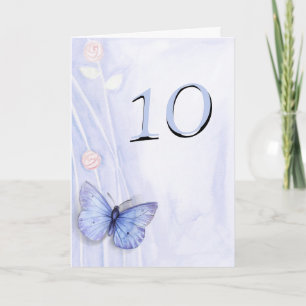 Butterfly and roses card