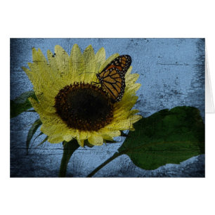 Butterfly and Sunflower