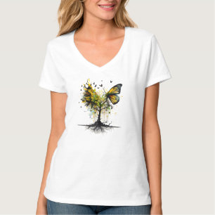 Butterfly Animal Creative Art T-Shirt