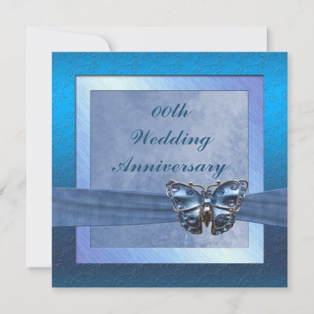 Butterfly Anniversary Party Invitation (Front)