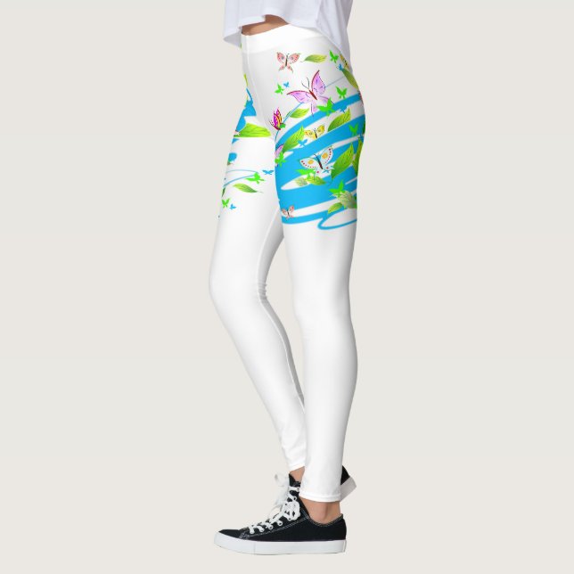 Butterfly Art 12 Leggings (Left)