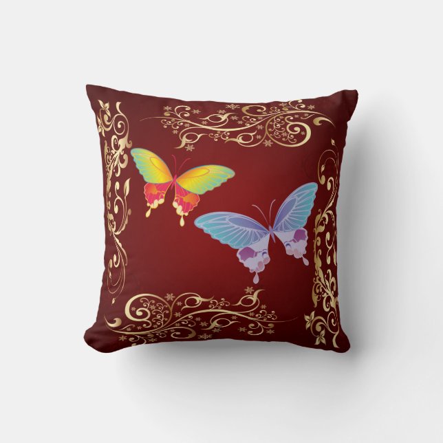 Butterfly Art 1 Pillow (Front)