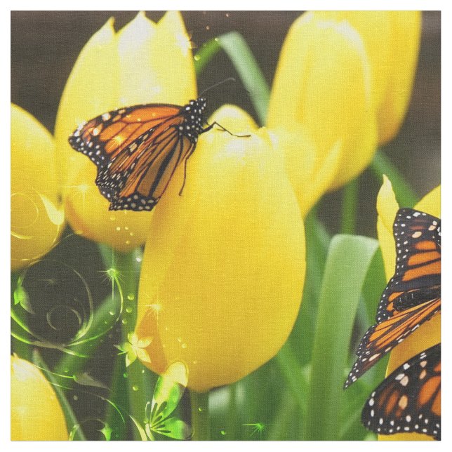 Butterfly Art 22 Custom Fabric (Close Up)