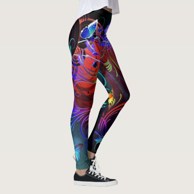 Butterfly Art 38A Leggings (Right)