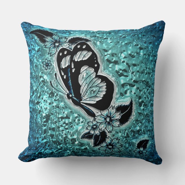 Butterfly Art 49A-49B Colour Option Pillows (Front)