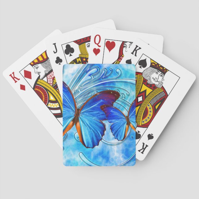 Butterfly Art Art 37 Playing Cards (Back)