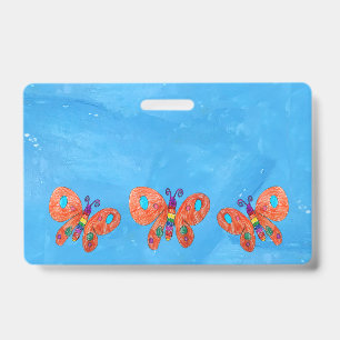 Butterfly Art by Kids ID Badge