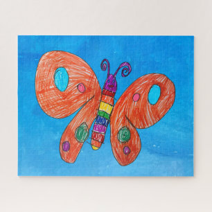 Butterfly Art by Kids Jigsaw Puzzle