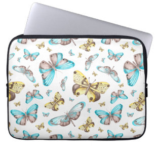 Butterfly Art Drawing Laptop Sleeve