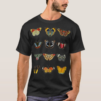 Butterfly Art Entomology Lepidopterist Love Cute B T-Shirt
