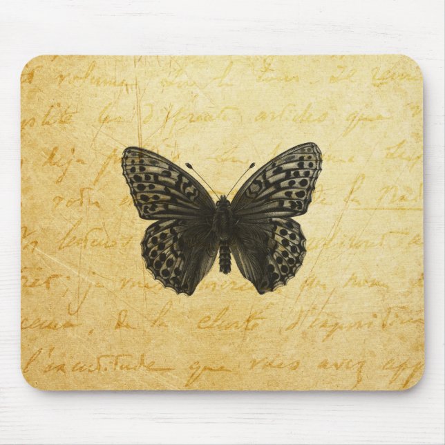 Butterfly Art Mouse Mat (Front)