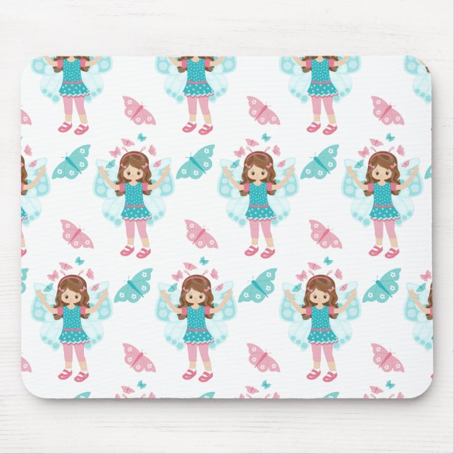 Butterfly Art Mouse Mat (Front)