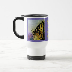 Butterfly Art Nature Unfolding Teacher Thought Travel Mug
