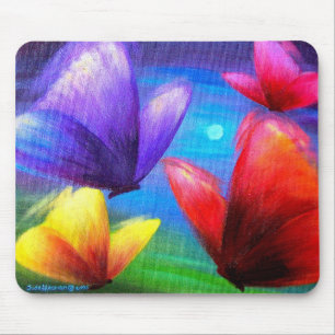 Butterfly Art Painting - Multi Mouse Mat