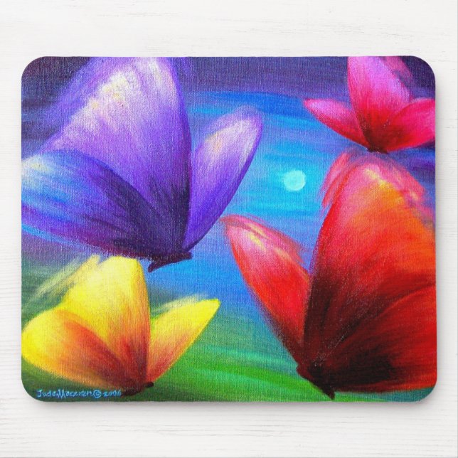 Butterfly Art Painting - Multi Mouse Mat (Front)