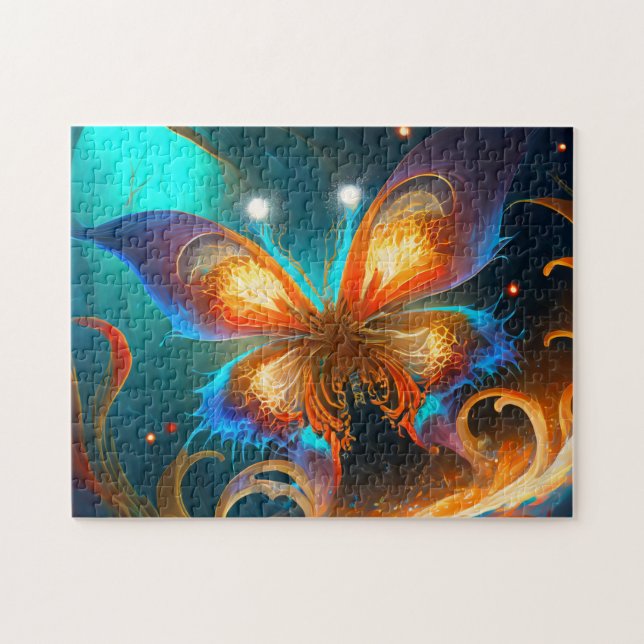 Butterfly Art Photo Puzzles Internet Jigsaw Puz (Horizontal)
