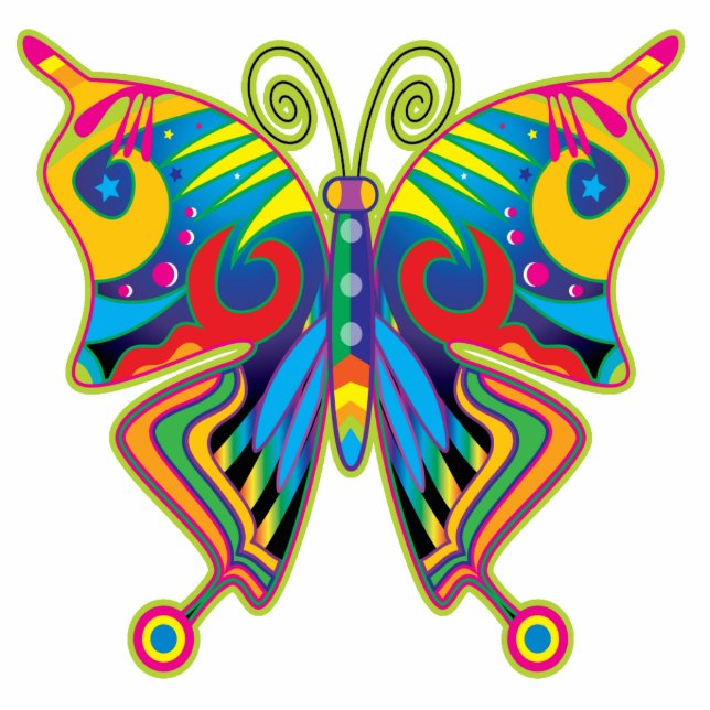 BUTTERFLY ART PHOTO SCULPTURE DECORATION (Front)