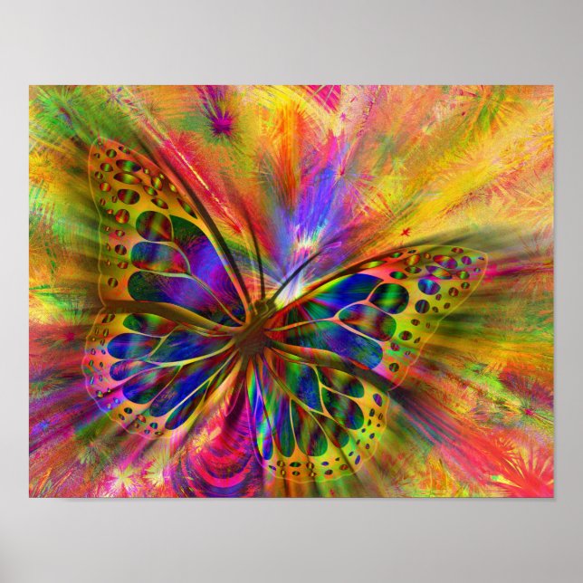 butterfly art poster (Front)