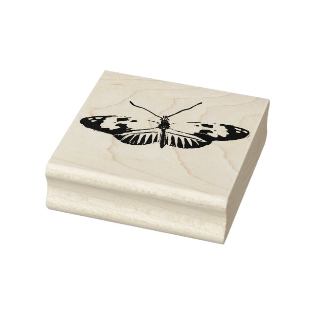 Butterfly Art  Rubber Stamp (Stamp)