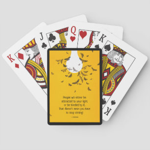 Butterfly Art Unedited Vintage Photos Monarch Butt Playing Cards